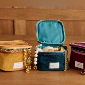 New Sézane Velvet Vanity / Jewelry Case